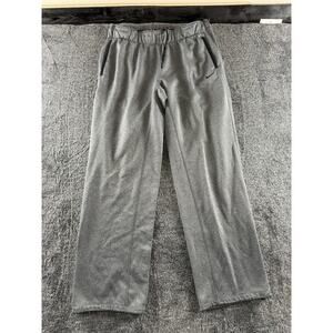 Nike Therma-FIT Training Pants Men’s Medium Gray Fleece Lined Straight Leg